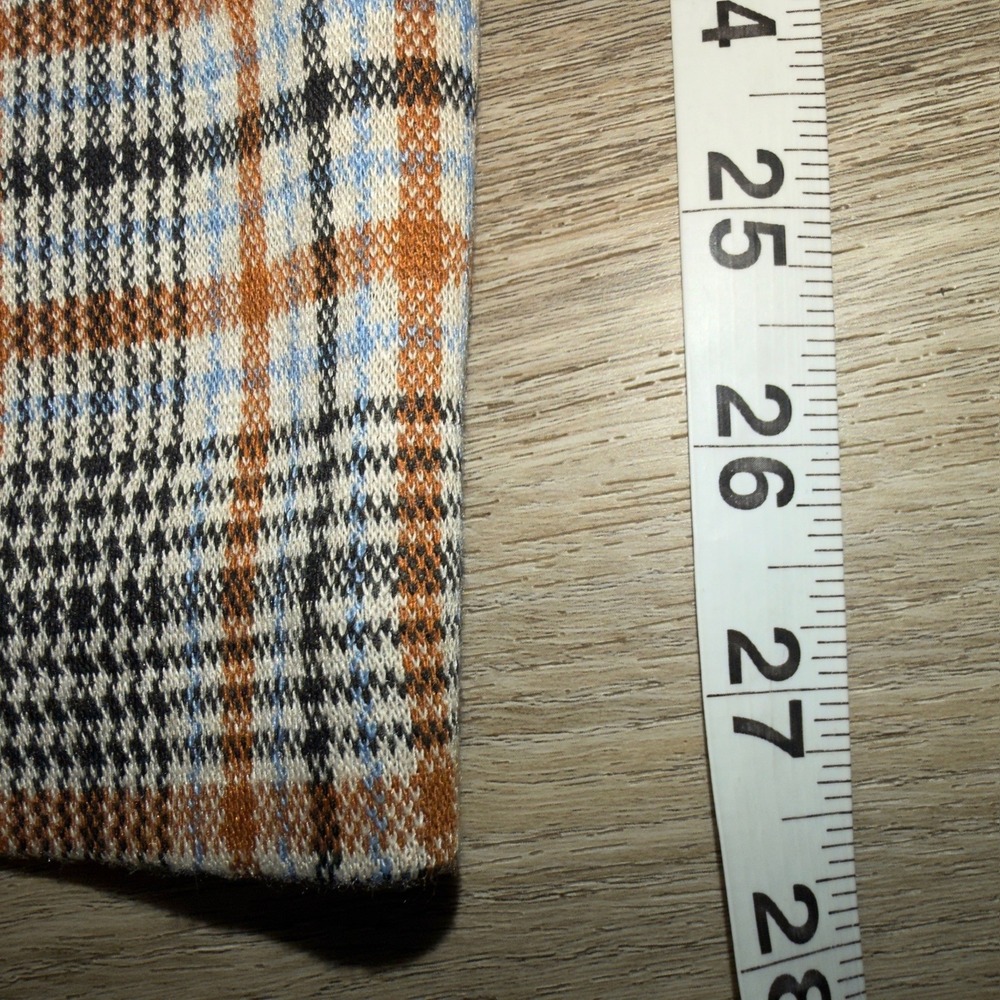 Maeve Anthropologie Plaid Wide Leg Pants Brown Motif High Rise Size 4 NEW - Picture 6 of 9